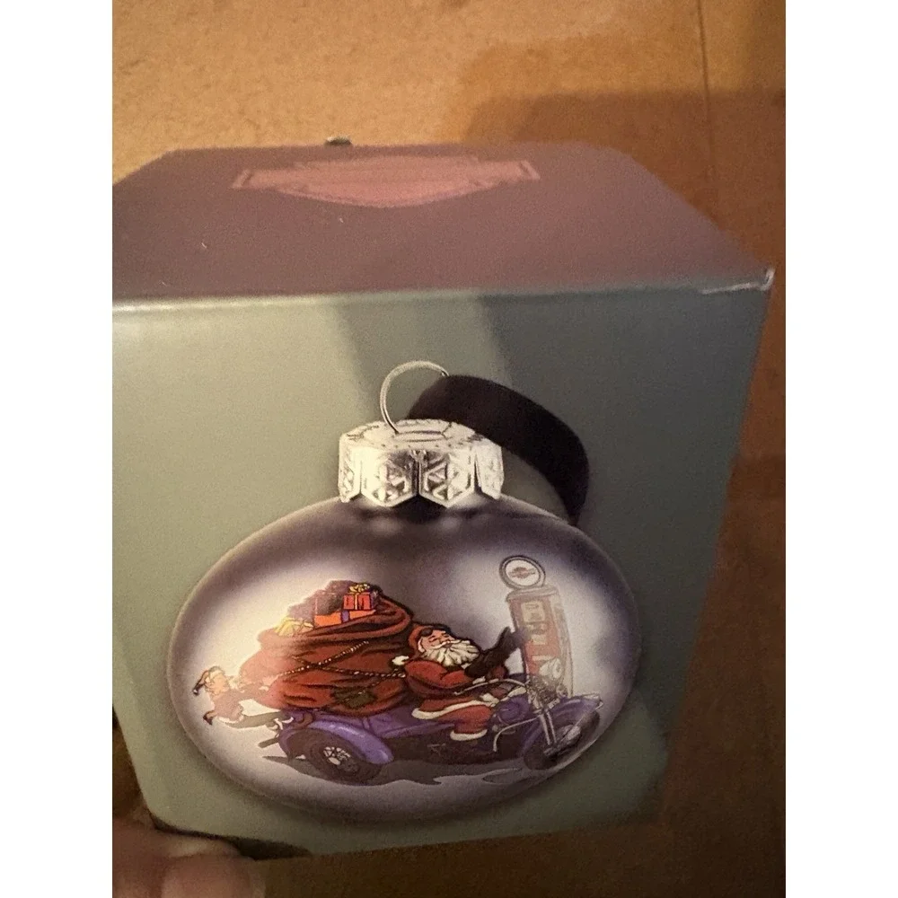 Harley Davidson 2019 Christmas Ornament Santa Motorcycle Holiday Bulb